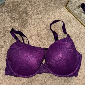 Victoria's Secret Deep Purple Lace Bra